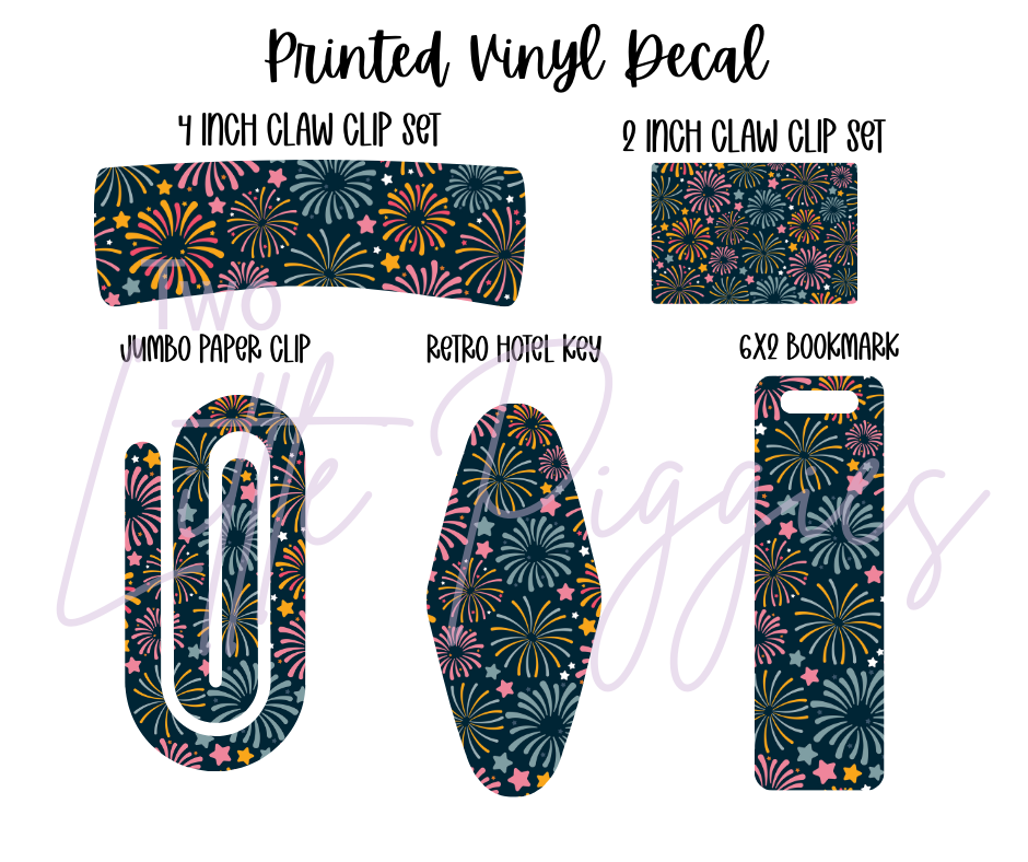 Printed Vinyl - New Year's Celebration