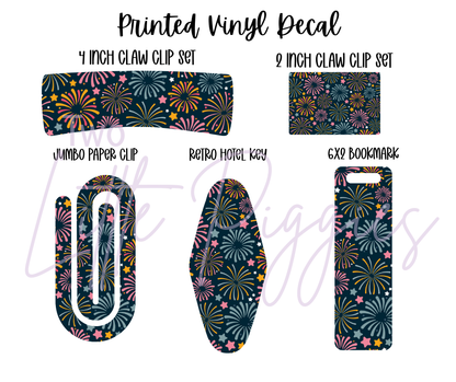 Printed Vinyl - New Year's Celebration