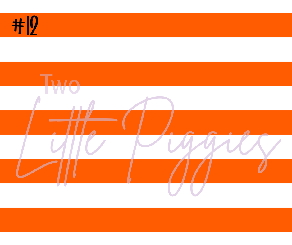 Printed Vinyl - Cheer - Orange and Black