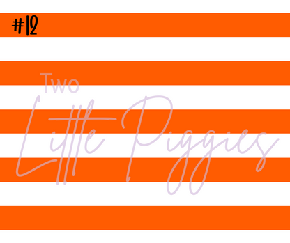 Printed Vinyl - Cheer - Orange and Black