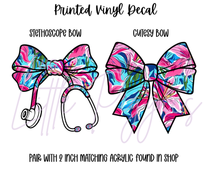 Printed Vinyl - Preppy Lily