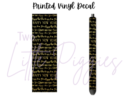 Printed Vinyl - New Years Stars