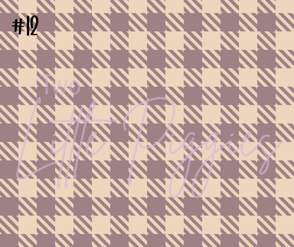 Printed Vinyl - September Plaid