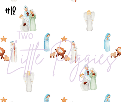 Printed Vinyl - Nativity