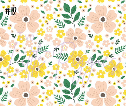 Printed Vinyl - Mother's Day Flowers