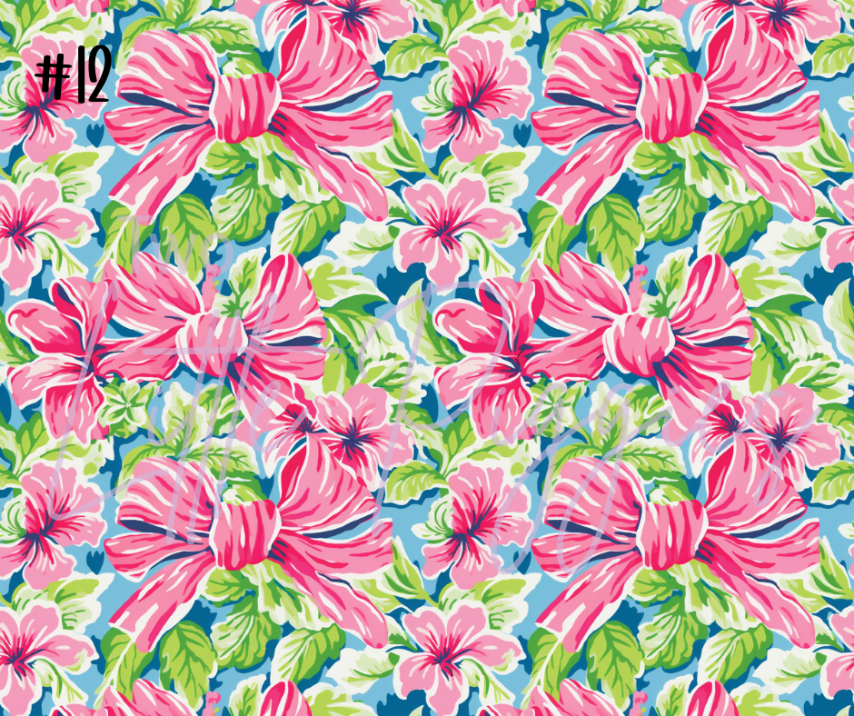 Printed Vinyl - Preppy Bows