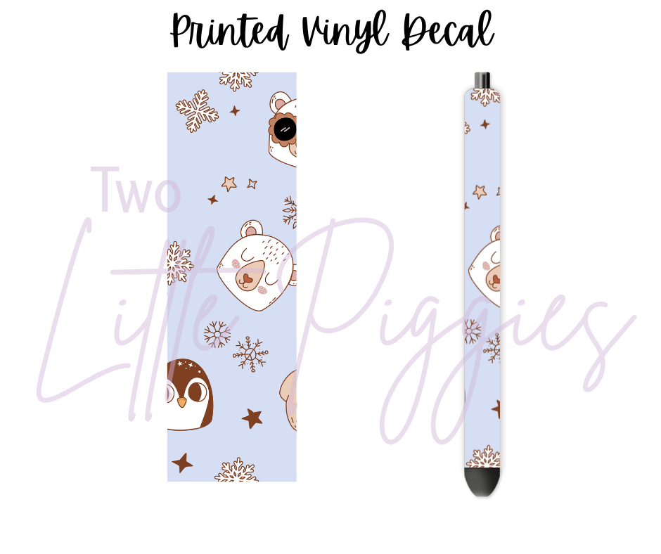 Printed Vinyl - Groovy Retro Christmas