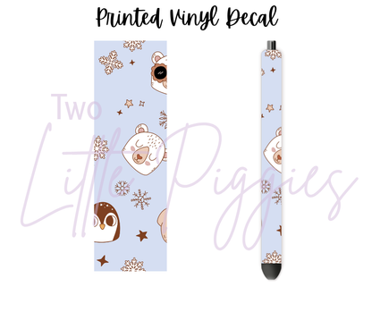 Printed Vinyl - Groovy Retro Christmas