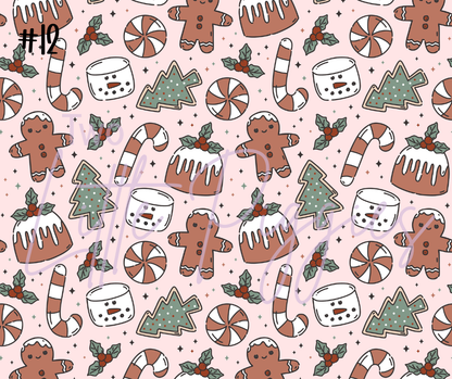 Printed Vinyl - Christmas Sweets