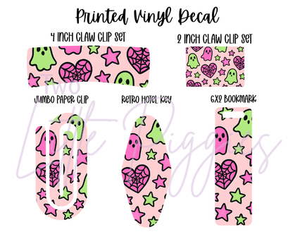 Printed Vinyl - Halloween - Neon Halloween