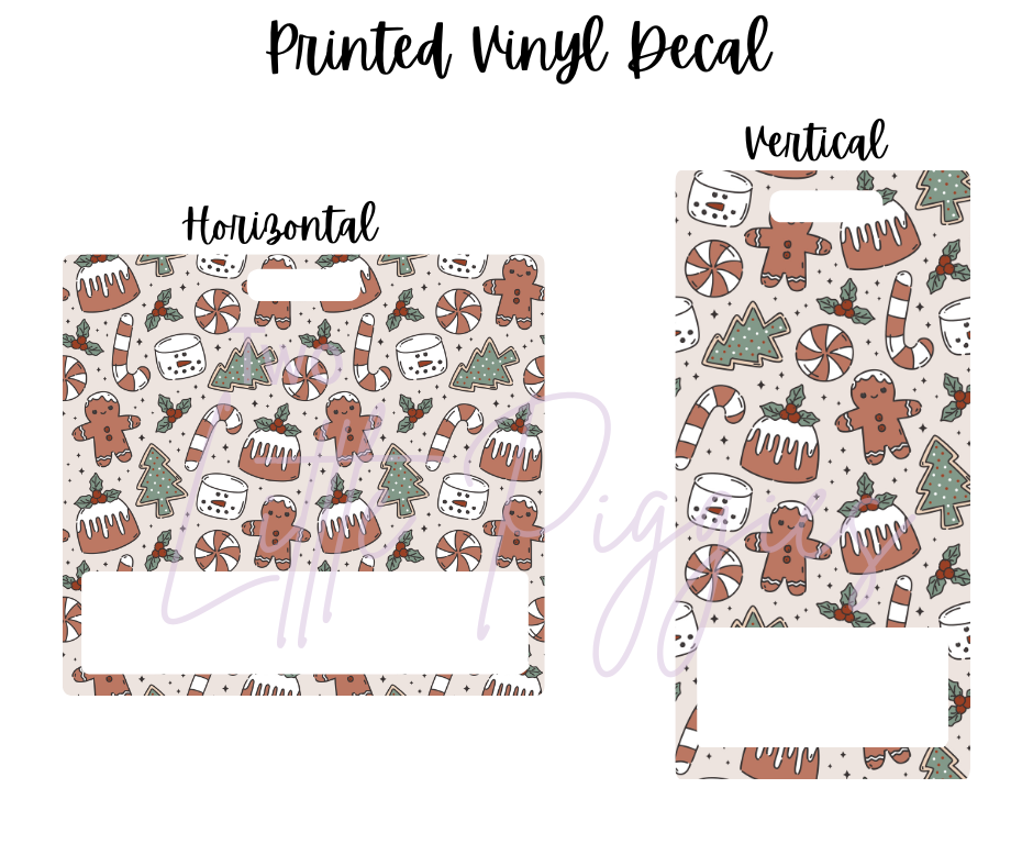 Printed Vinyl - Christmas Sweets