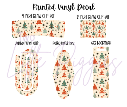Printed Vinyl - 50s Christmas