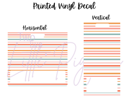 Printed Vinyl - Groovy Summer Collection