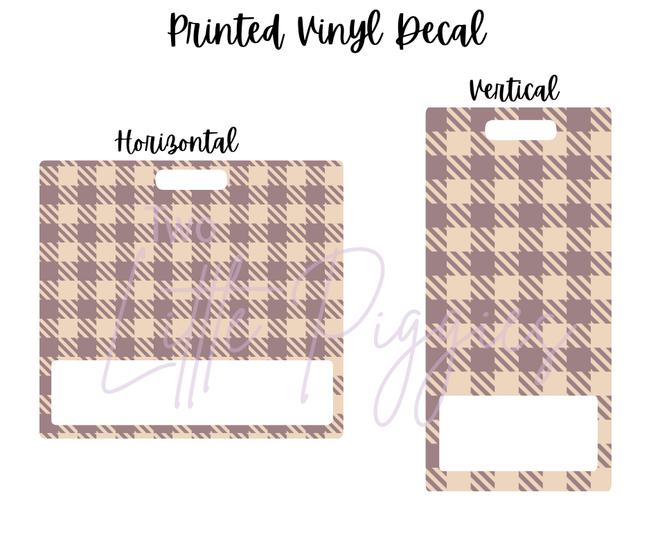 Printed Vinyl - September Plaid