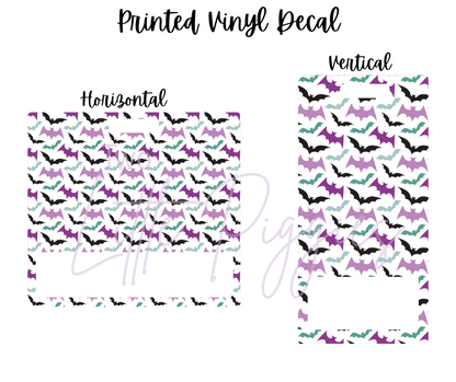 Printed Vinyl - Halloween Teal & Purple Collection