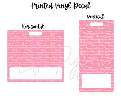 Printed Vinyl - Valentine - Be My Valentine