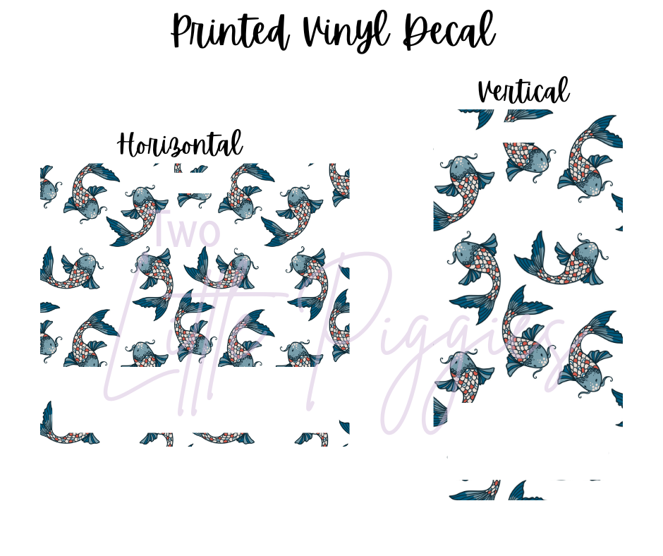 Printed Vinyl - Japanese Patterns