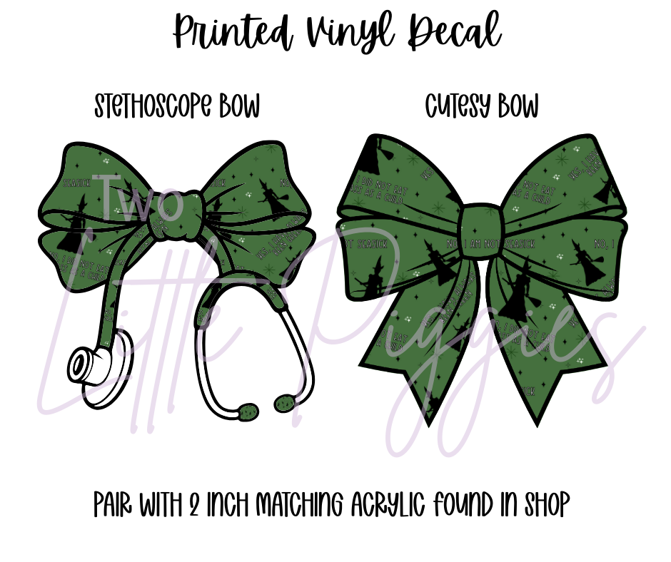 Printed Vinyl - Wicked 2