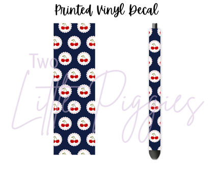 Printed Vinyl - 4th of July - Cherries