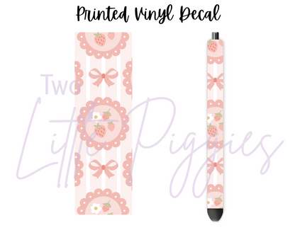 Printed Vinyl - Whimsy Strawberry Collection