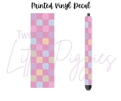 Printed Vinyl - Danish Pastels