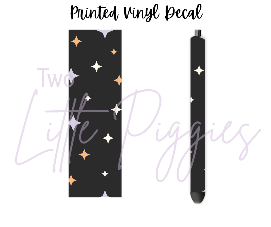 Printed Vinyl - Halloween Spooky Goose - Purple and Orange
