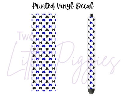 Printed Vinyl - Cheer - Royal Blue