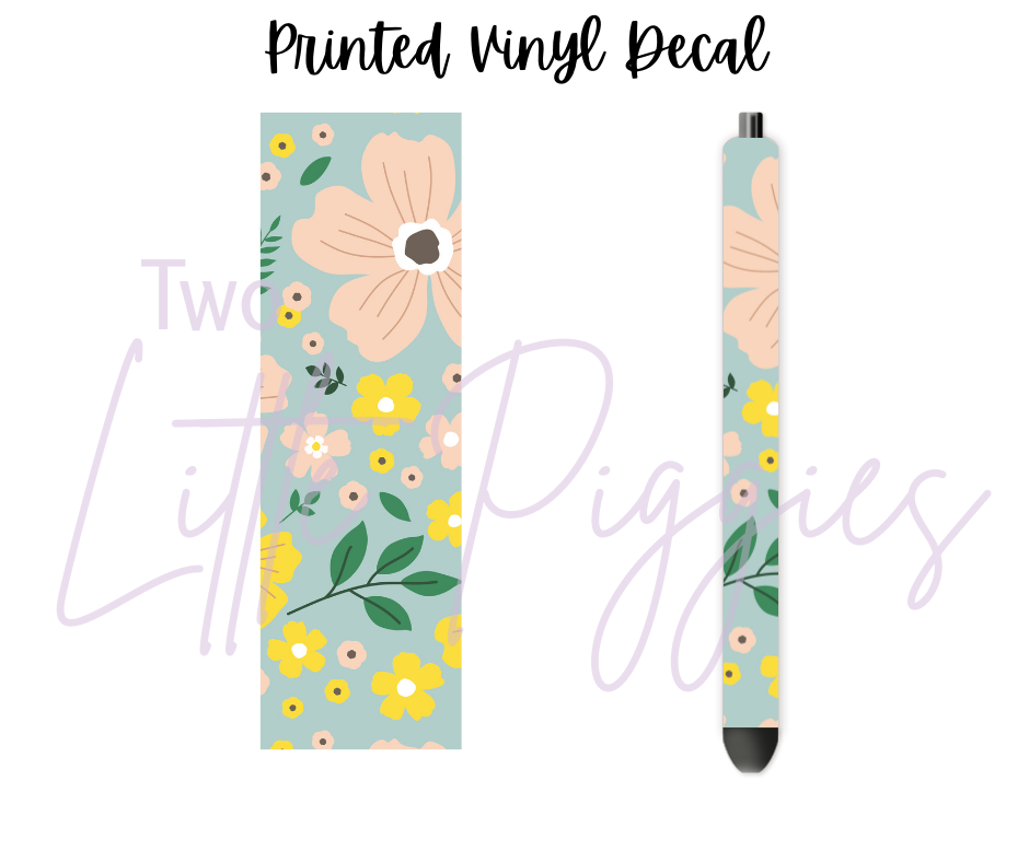 Printed Vinyl - Mother's Day Flowers