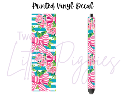 Printed Vinyl - Preppy Bows
