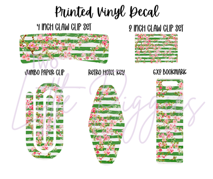 Printed Vinyl - St. Patrick's - Pink and Green