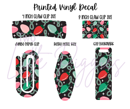 Printed Vinyl - Christmas Lights