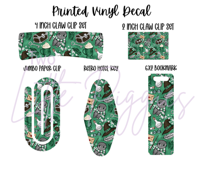 Printed Vinyl - HP - Slytherin