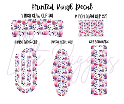Printed Vinyl - Protea Flowers
