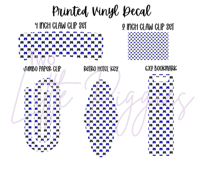 Printed Vinyl - Cheer - Royal Blue