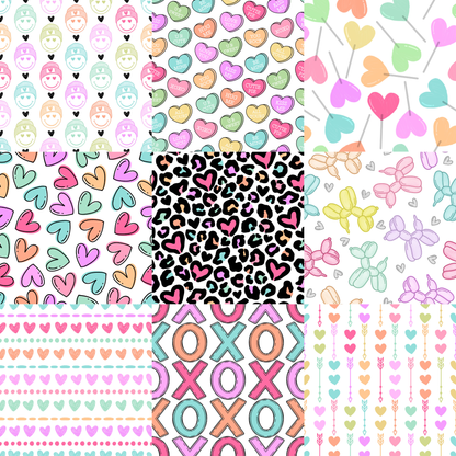 Printed Vinyl - Bright Valentine