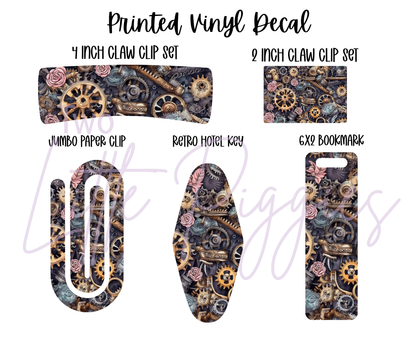 Printed Vinyl - Colorful Steampunk