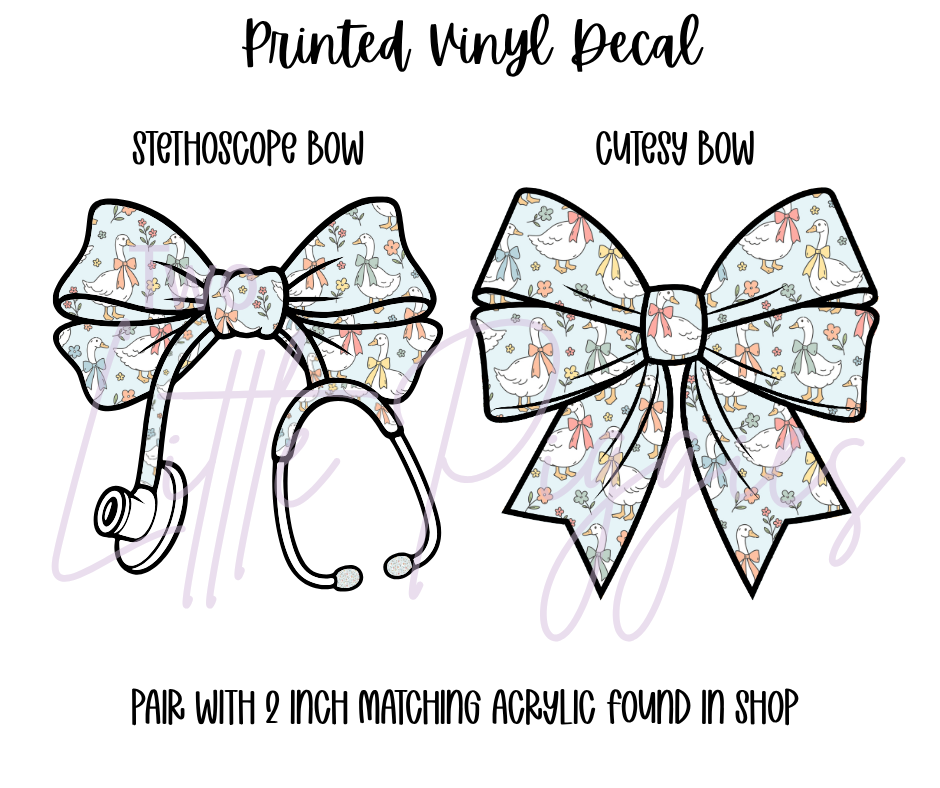 Printed Vinyl - Funny Goose
