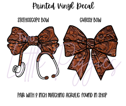 Printed Vinyl - Embossed Leather Collection