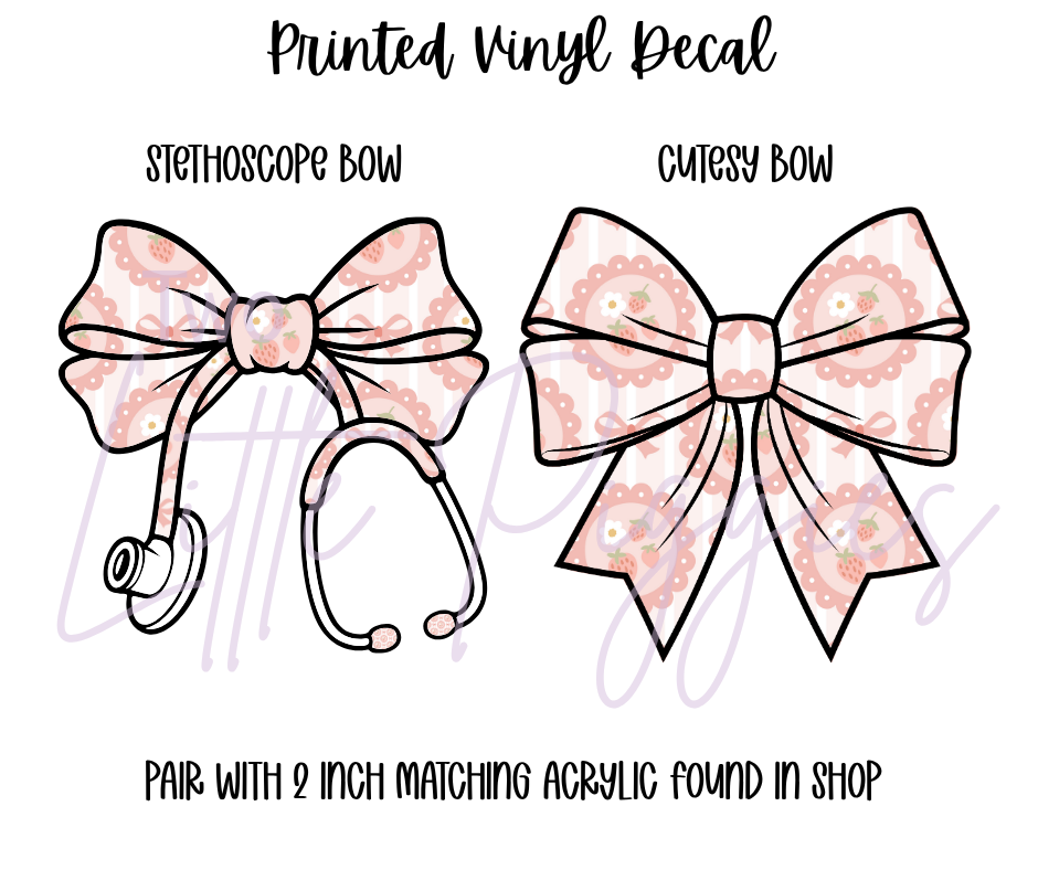 Printed Vinyl - Whimsy Strawberry Collection