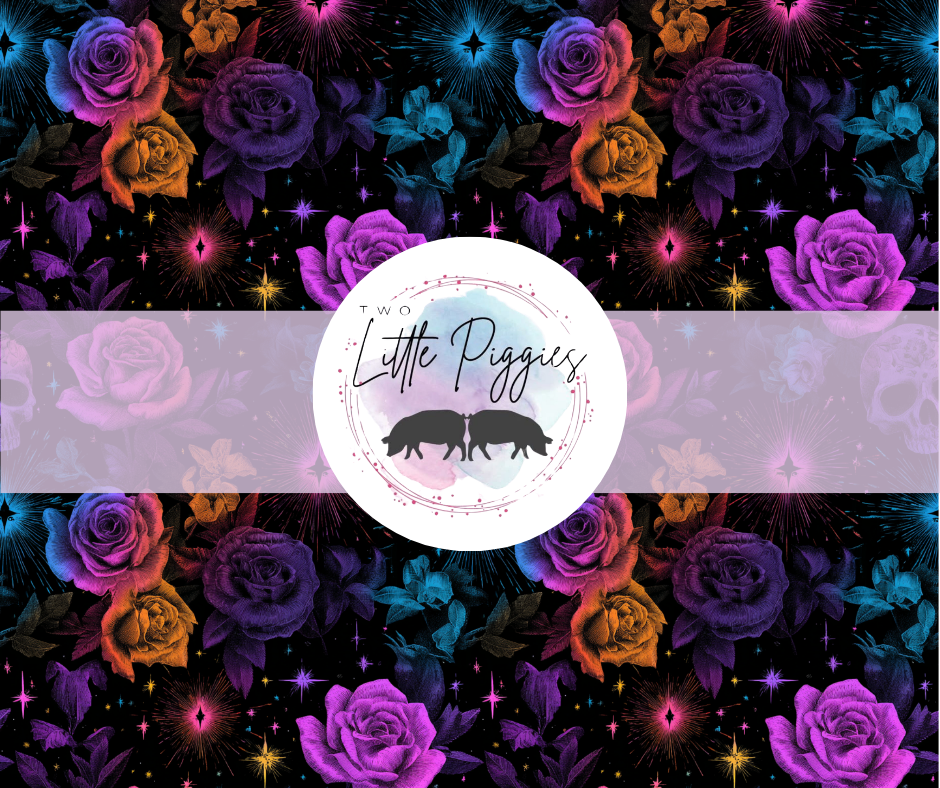 Printed Vinyl - Skelli Roses