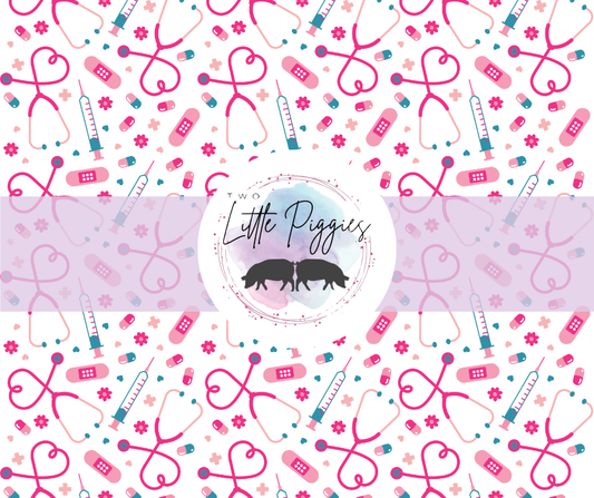 Printed Vinyl - Girly Nurse
