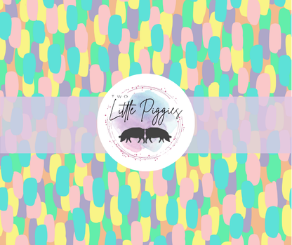 Printed Vinyl - Brushstroke - Pastel