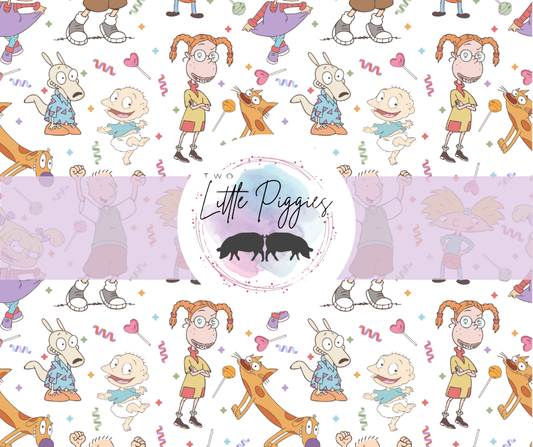 Printed Vinyl - 90's - Cartoons