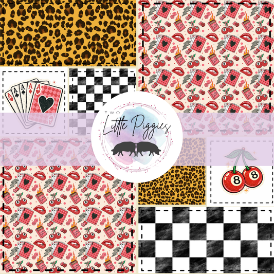 Printed Vinyl - Patchwork - Lucky You