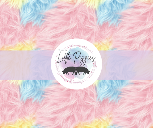 Printed Vinyl - Pastel Fur