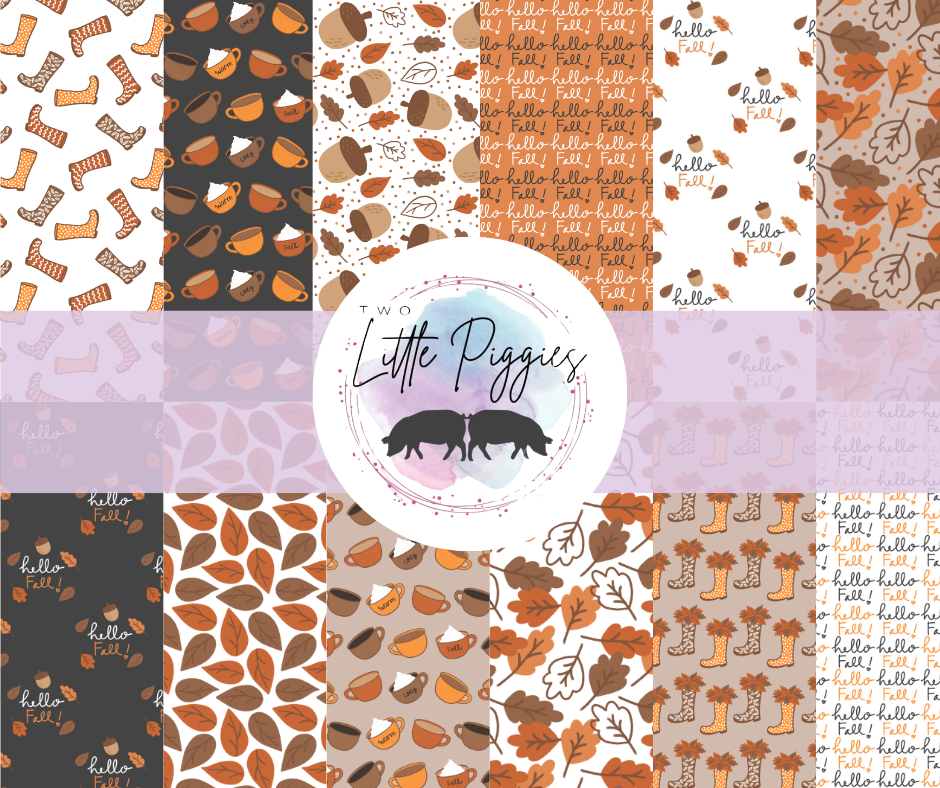 Printed Vinyl - Autumn Days