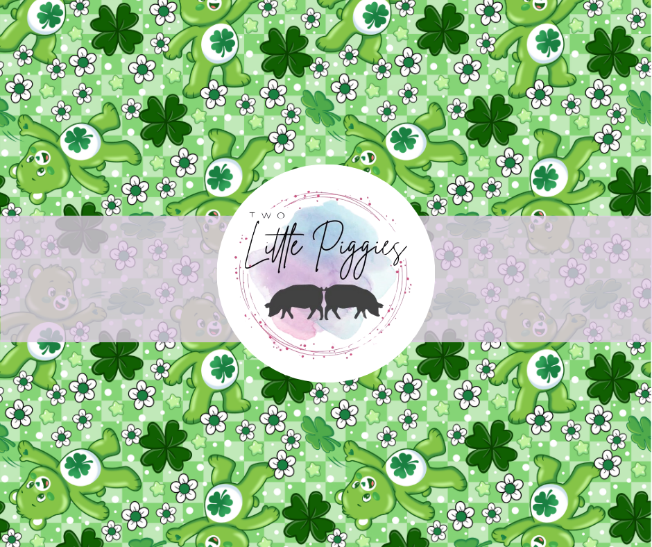 Printed Vinyl - St. Patrick's - Carebear