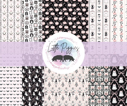 Printed Vinyl - Halloween - Pink Paranormal
