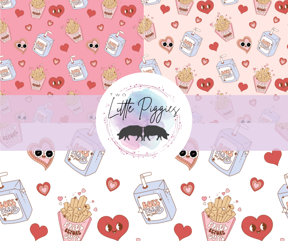 Printed Vinyl - Valentine - Fries Before Guys