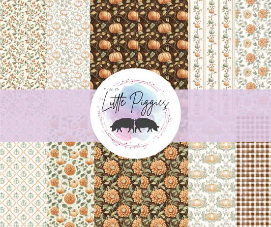 Printed Vinyl - Cottagecore Fall